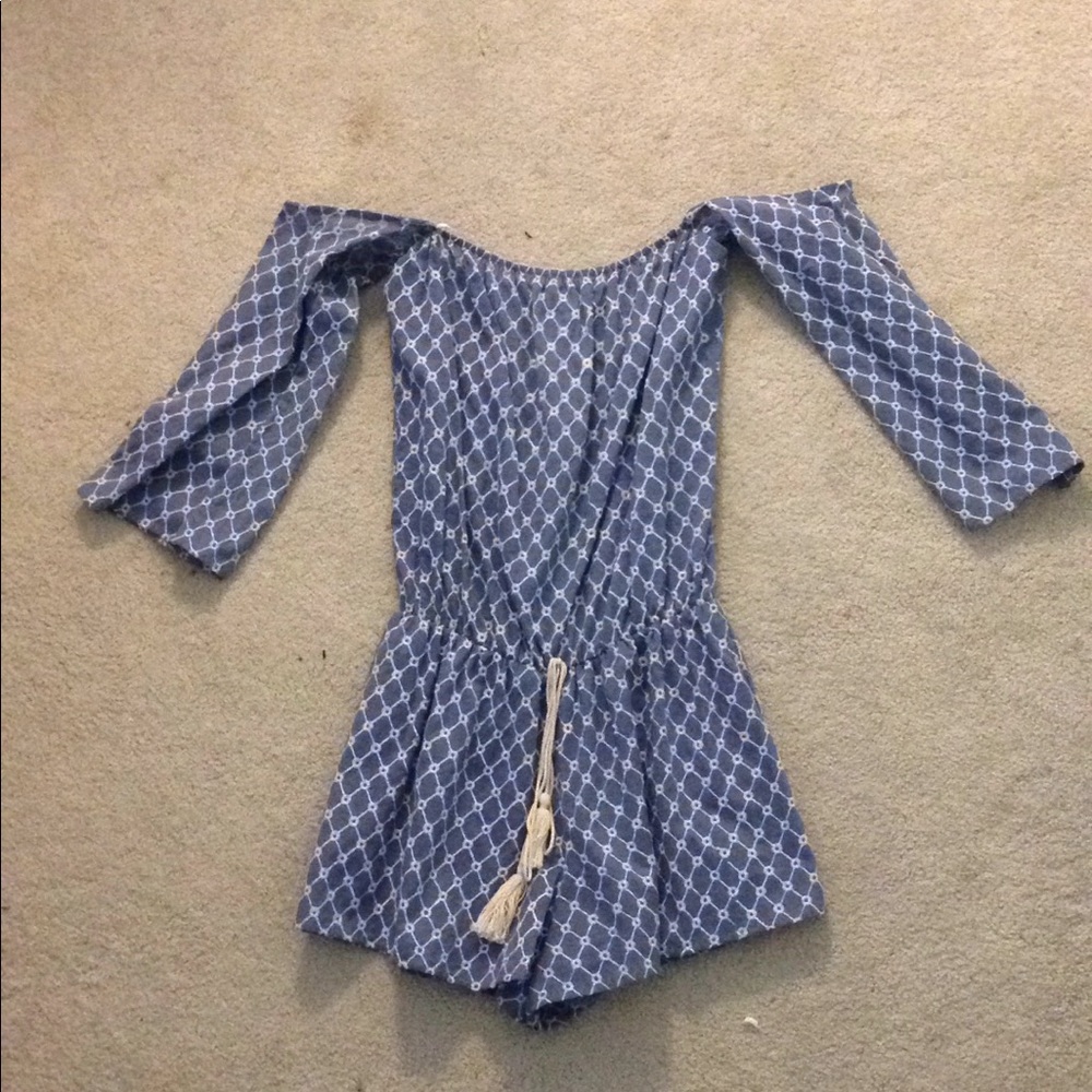 Light blue romper